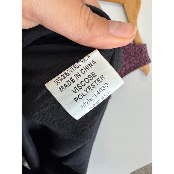 Otto Mode Dress Size 8‎ Pink Black Tweed Sleeveless Fringed Mini - Picture 4 of 7